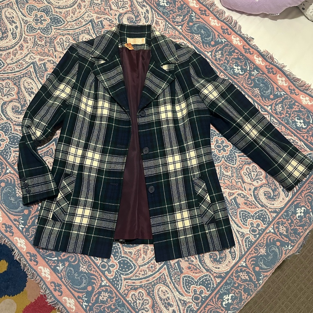 Vintage Pendleton Plaid Women's Blazer